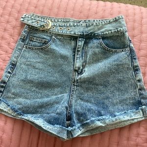 Lane 201 buckle front shorts